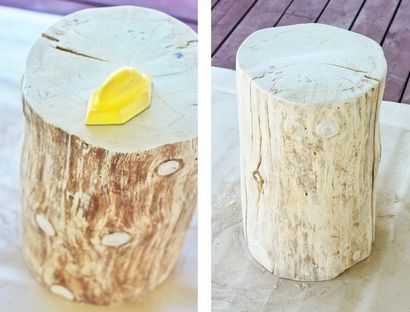 DIY, TISCH NATURAL TREE STUMP SIDE