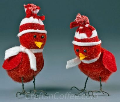 Bricolage aiguille Felted oiseaux chanteurs, chantant sur une bobine musicale, artisanat - n café (feutré) Bricolage aiguille, Felted oiseaux chanteurs chantant sur une bobine musicale, artisanat - n Café
