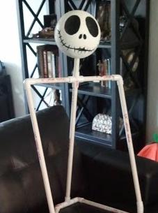 Cauchemar bricolage Avant Props Halloween Noël Life-Size bricolage Jack Skellington Prop