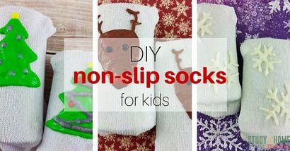DIY Non-Slip-Socken für Kinder - Zucker, Gewürz und Glitter