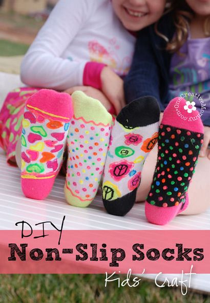Bricolage Non-Slip Chaussettes Craft enfants