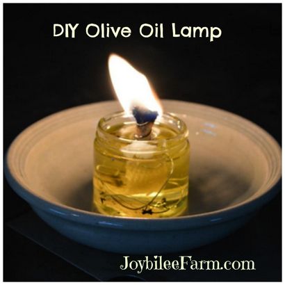 DIY Olive lampe à huile, l'art perdu, vous devez savoir, Joybilee Farm