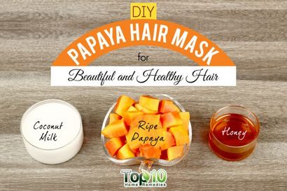 Masque DIY Papaye pour cheveux Belle et en bonne santé, Top 10 remèdes maison