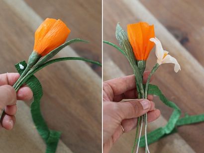 DIY Papierblumen-Krone