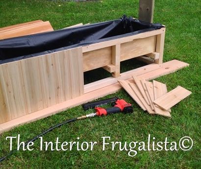 DIY Patio Mur d'eau, l'intérieur Frugalista DIY Patio Mur d'eau