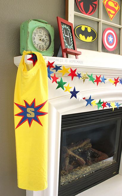 DIY personifizierte Superhero Cape aus einem T-Shirt - Glück ist hausgemachte