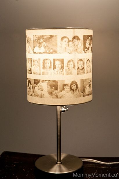 DIY lampe photo (comment faire une photo lampshade) DIY photo Lampe