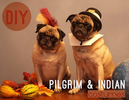 DIY Pilgrim und indische Hundekostüme - Alana Jones-Mann