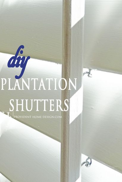 DIY Plantation Fensterläden