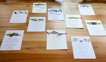 Bricolage Pressé de fleurs Invitations de mariage gratuit Printables, le budget Savvy Bride
