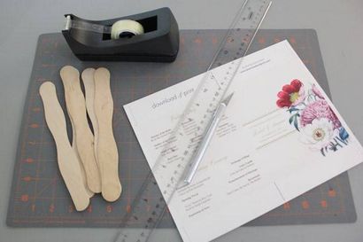 Bricolage Programme de mariage Jolie Blooms Paddle Fan