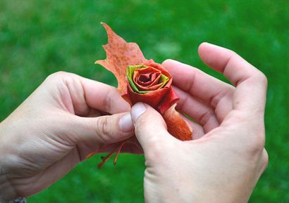 projet bouquet diy feuille d'automne - DesignSponge