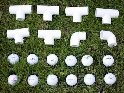 DIY tuyaux en PVC Échelle jeu de golf