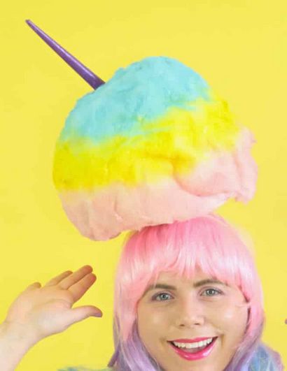 DIY Regenbogen-Zuckerwatte-Kostüme für Damen - ihr Fell Babys! Brite und Bubbly
