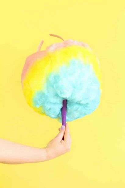 DIY Regenbogen-Zuckerwatte-Kostüme für Damen - ihr Fell Babys! Brite und Bubbly