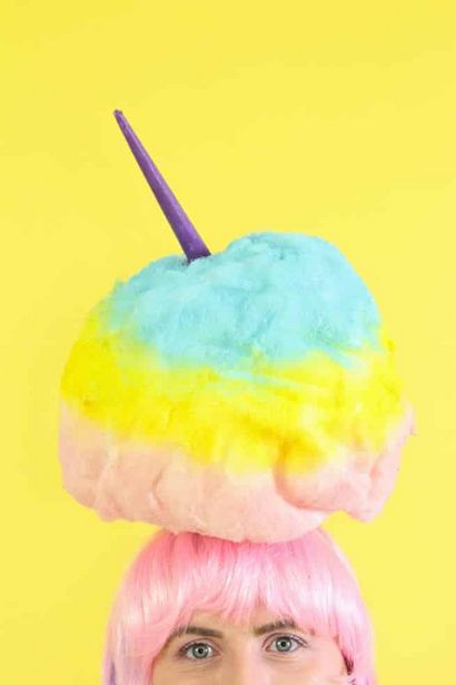 DIY Regenbogen-Zuckerwatte-Kostüme für Damen - ihr Fell Babys! Brite und Bubbly