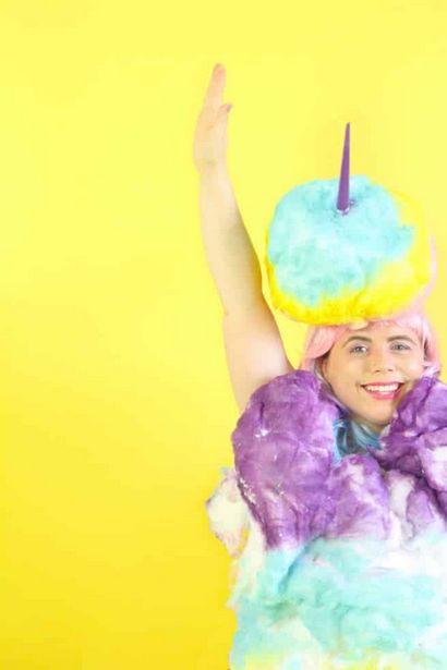 DIY Regenbogen-Zuckerwatte-Kostüme für Damen - ihr Fell Babys! Brite und Bubbly