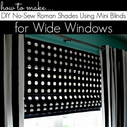 DIY Roman Shades pour Windows Utilisation large Mini Stores