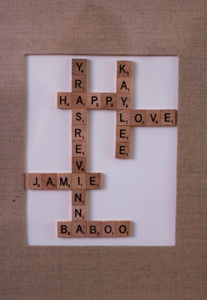 Scrabble DIY Board Picture Frame, Les blondielocks, Style de vie