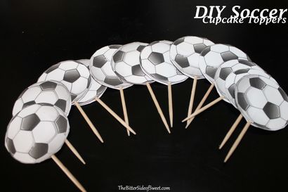 DIY Fußball-Kuchen-Deckel