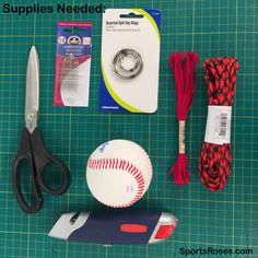 DIY Softball und Baseball-Pendent Halskette gebildet von den Scheiben, Sport Roses