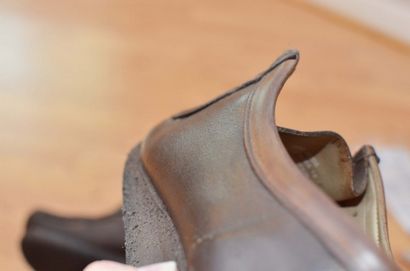 Suede Shoes bricolage en cuir lisse, warfieldfamily