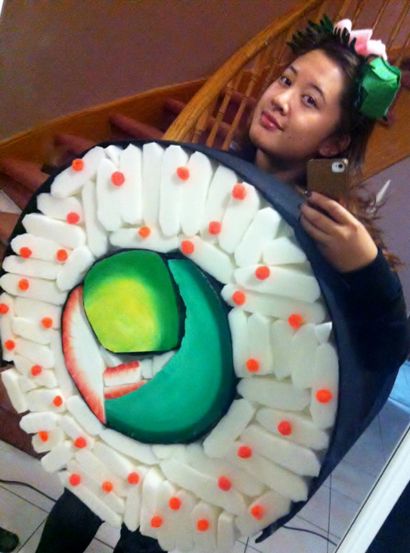 DIY Sushi Roll Costume - Prêt ou Nat