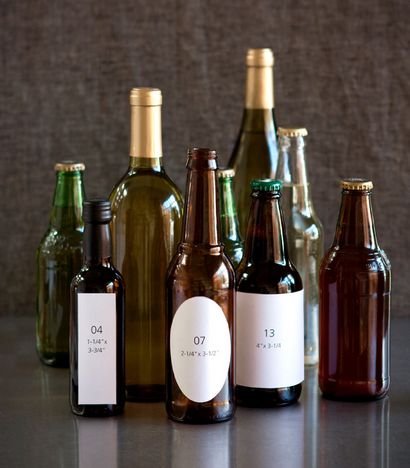 Conseils de bricolage Comment faire pour centrer une étiquette de bouteille - Mariages Idées de Evermine