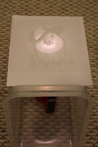 DIY Tracing Light Box, Made in secondes à l'aide des articles ménagers, le panier Pays