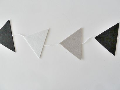DIY Triangles Banner, Easy Triangle Banner zu machen, kreatives Haupt