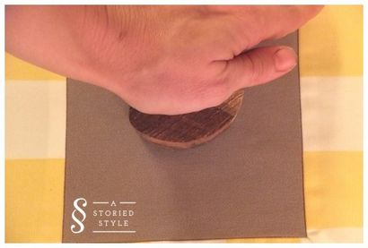DIY Tutorial Wie Stamp Textiles (Block Printing) Hand, A Storied Stil, ein Design-Blog gewidmet