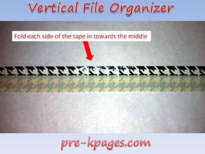 DIY Vertical File Organizer Tutorial