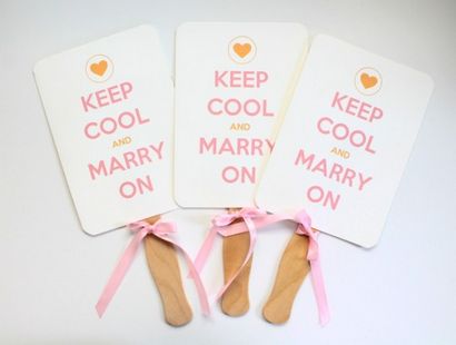 Paddle mariage bricolage fans Gratuit imprimable - United With Love