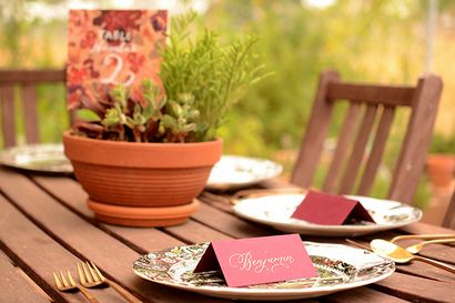 DIY Hochzeitsempfang-Tabellen-Zahlen