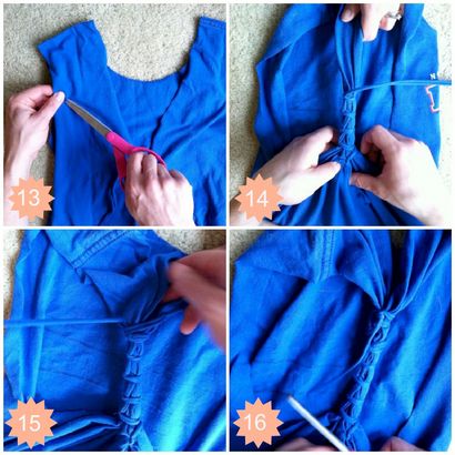 DIY T-shirt d'entraînement, comment transformer un T-shirt dans un Débardeur