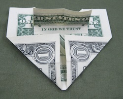 Dollar Bill Origami Coeur (origami) Dollar Bill Origami Coeur