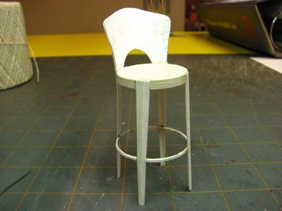 Puppenhaus Miniatur-Möbel - Tutorials, 1 Zoll minis 1-Zoll-Skala VINTAGE KITCHEN STOOL - Wie