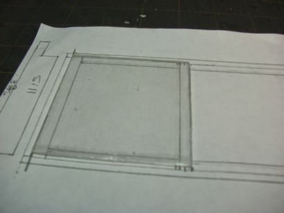 Puppenhaus Miniature Möbel - Einführungen, 1 inch minis MAKING A 1 Zoll FENSTER SCALE von MAT BOARD