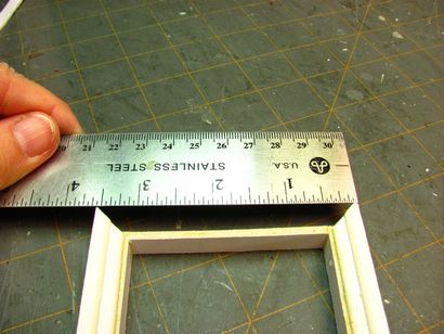 Puppenhaus Miniature Möbel - Einführungen, 1 inch minis MAKING A 1 Zoll FENSTER SCALE von MAT BOARD