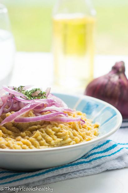 Dominicaine Mangu (plantains pilées) - That Girl Cooks en bonne santé