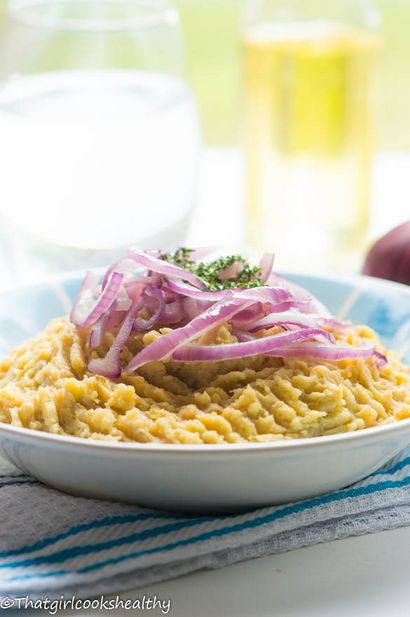 Dominicaine Mangu (plantains pilées) - That Girl Cooks en bonne santé