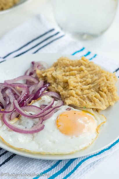 Dominicaine Mangu (plantains pilées) - That Girl Cooks en bonne santé