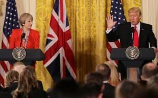 Donald Trump dit Theresa May Brexit va être une chose merveilleuse pour votre pays - comme deux