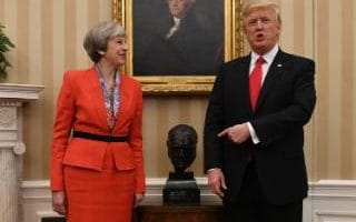 Donald Trump dit Theresa May Brexit va être une chose merveilleuse pour votre pays - comme deux