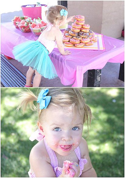 Donut-Party Simple Kid - s-Geburtstags-Party-Idee - die Pinning-Mama