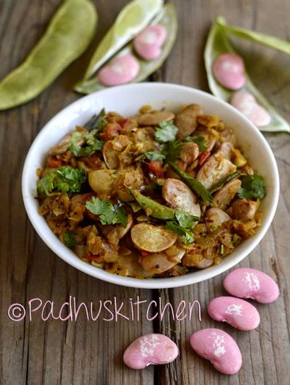 Double haricots Masala recette indienne Vegan Curry Recette, Padhuskitchen