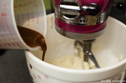 Petits gâteaux au chocolat double avec Caramel au beurre salé, la petite cuisine