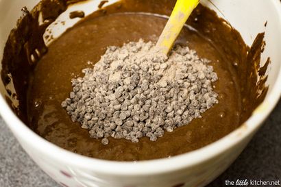 Petits gâteaux au chocolat double avec Caramel au beurre salé, la petite cuisine