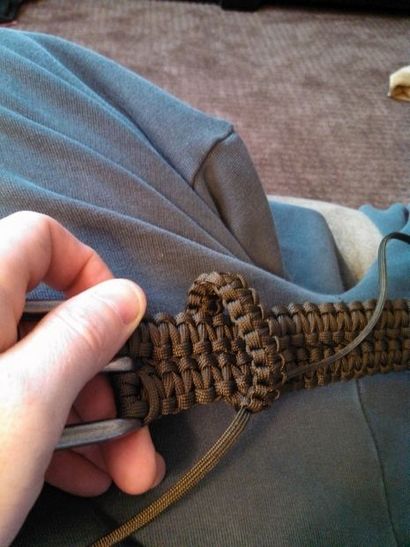 Double Cobra point Paracord ceinture 9 étapes (avec photos)