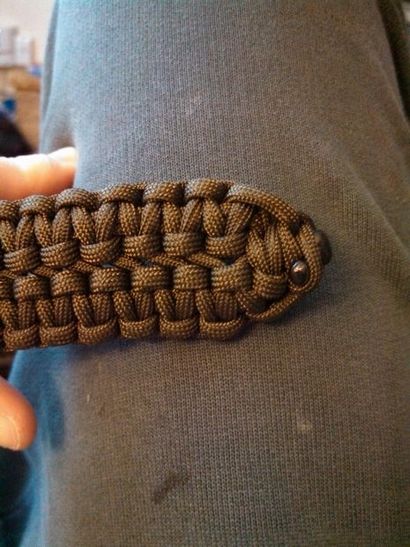 Double Cobra point Paracord ceinture 9 étapes (avec photos)